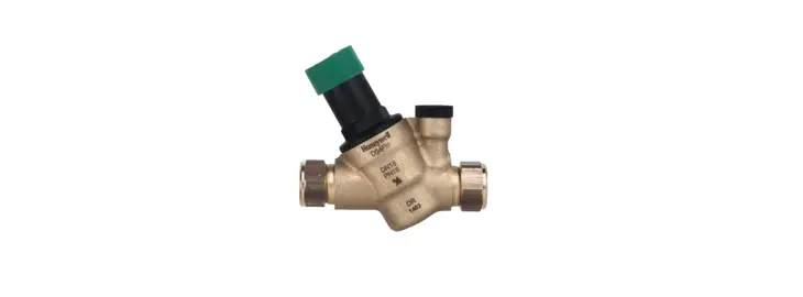 Close-up of a pressure relief valve component used in a boiler system.