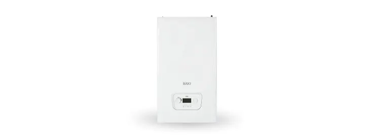 Baxi 800 system boiler, white wall-mounted gas boiler designed for efficient central heating