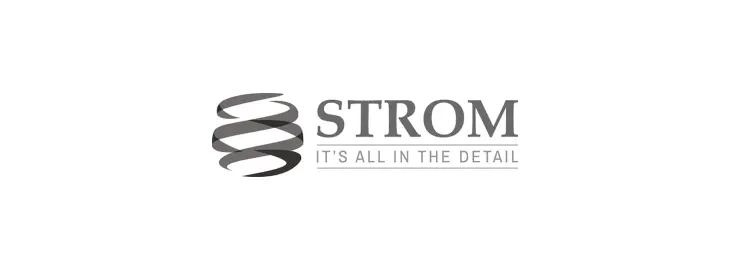 Strom Heating logo for electric boilers and water heating products.