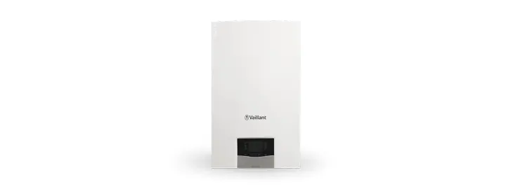 Vaillant ecoTEC Plus system boiler, white wall-mounted boiler for efficient central heating and hot water
