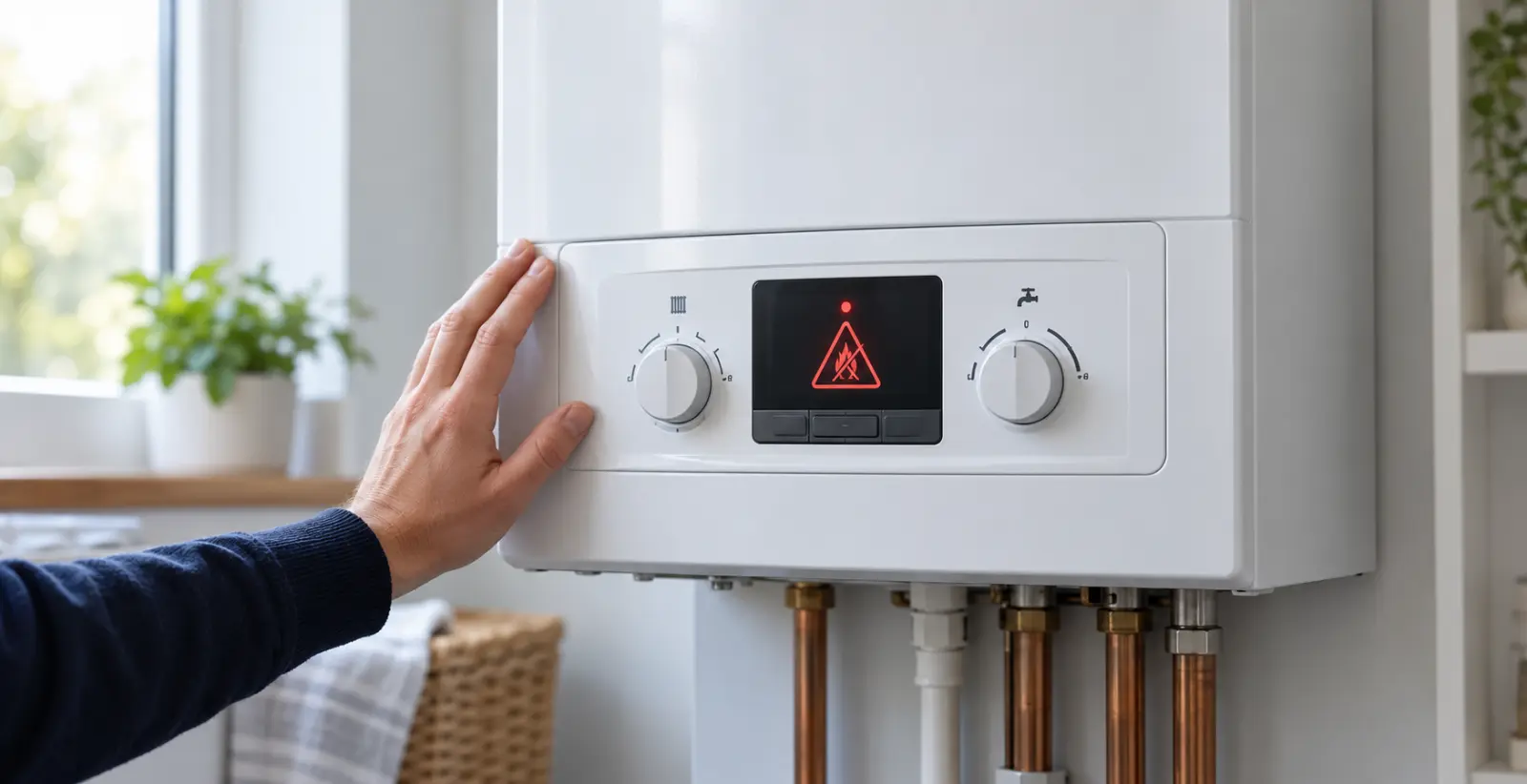 Ignition lockout on a boiler: codes and safe checks