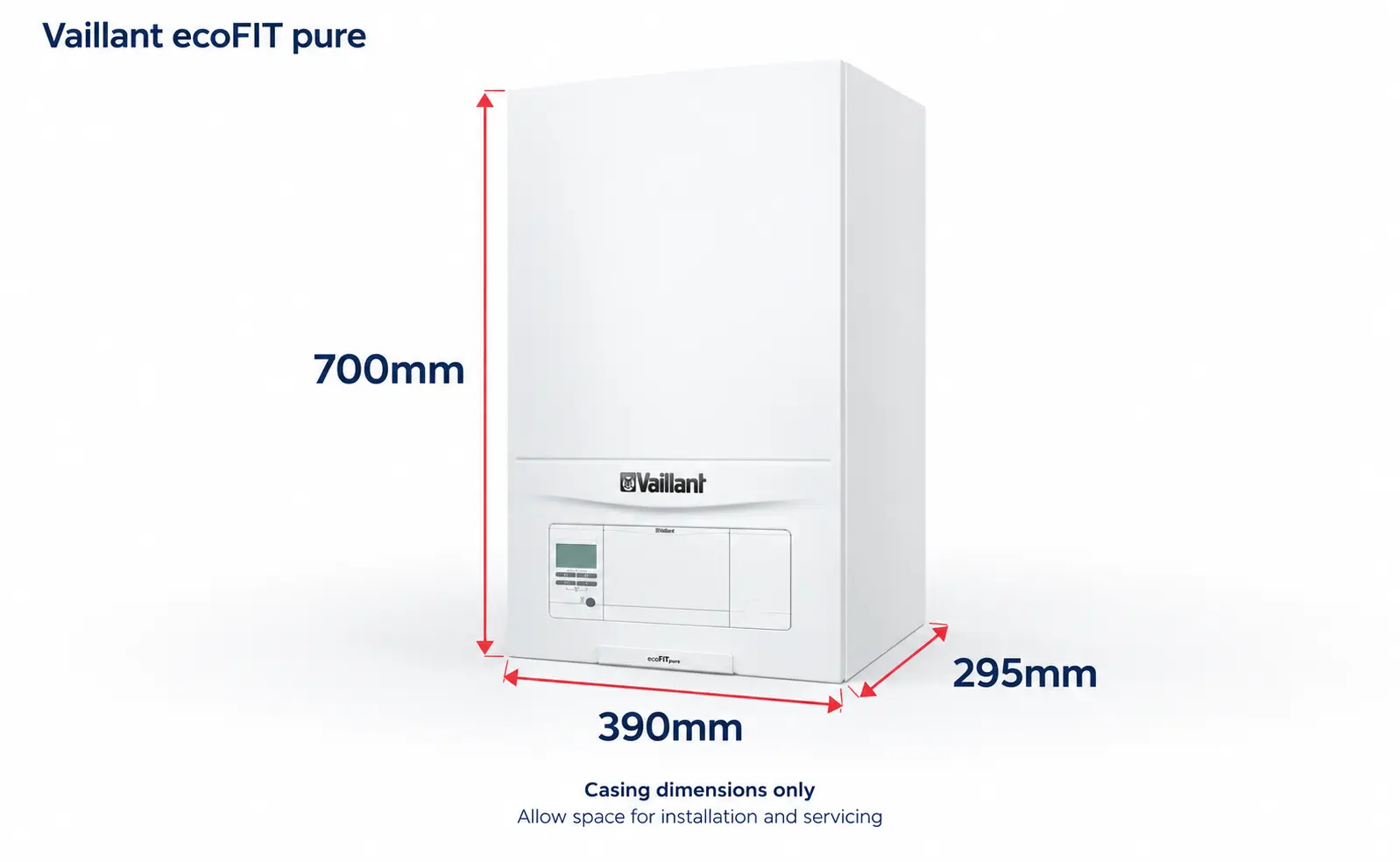Vaillant ecoFIT pure dimensions
